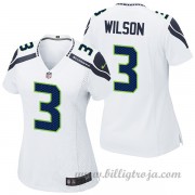Dam Seattle Seahawks Game Borta NFL Tröjor Russell Wilson..